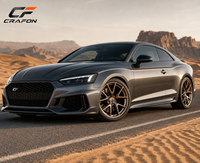 Jantes de voiture de tourisme CF 114,3 mm PCD 15 pouces à rayons multiples forgées, adaptées aux 370Z GT-R Audi AMG, jantes bronze