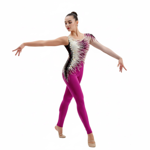 <span class=keywords><strong>Justaucorps</strong></span> pour femmes et filles, <span class=keywords><strong>justaucorps</strong></span> en spandex à haute élasticité, fait à la main, sans manches, compétition de danse, gymnastique rythmique, <span class=keywords><strong>violet</strong></span> - Product Image 3