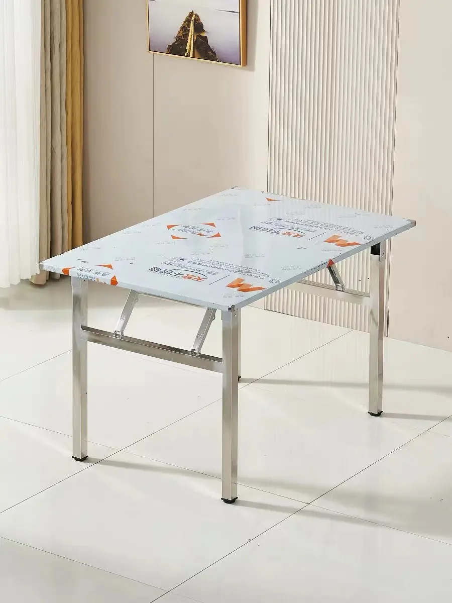 Workbench Folding Buffet Foldable Stainless Steel Working Table with low price