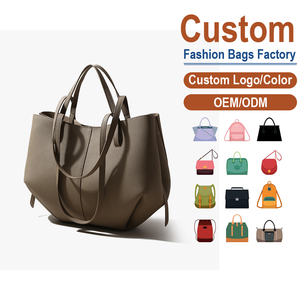 Bolsos de Mano para Mujer al por Mayor, Diseño Personalizado de Fábrica, Nueva Colección 2025, Estilo Moderno, Bolsos de Hombro de Cuero Genuino - Product Image 1