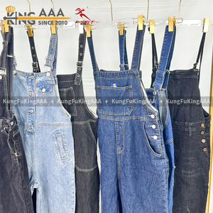 KungFu KingAAA 批量二手衣服打包 女士牛仔工装裤 女装批发 女装涤棉混纺 - Product Image 5
