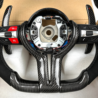 Volant personnalisé en fibre de carbone avec LED chauffantes et vibrations pour BMW M Sport F34 F26 F21 F12 F13 M240i F22 M4 F83