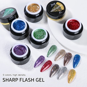 Esmalte de Uñas en Gel con Diamantes de Alta Densidad JTING, Estilo Popular en 9 Colores, Esmalte de Uñas Profesional con Brillo UV para Salón de Belleza - Product Image 1