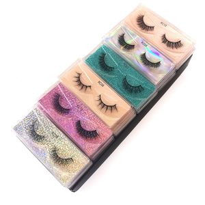 Nuevas Pestañas de Visón Populares de 25 mm, Pestañas de Alta Calidad con Curvatura D, Aspecto Natural 3D, Pestañas de 15 mm/20 mm/25 mm - Product Image 1
