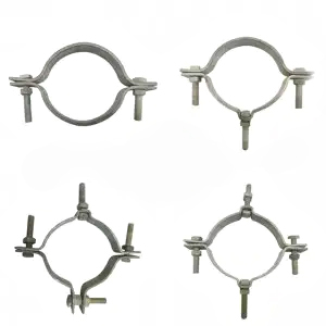 3/4 "ha galvanizzato il supporto del collare del tubo del condotto dell'anello di Modulare con la Base filettata - Product Image 5