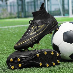 Chaussures de football à crampons montantes unisexe pour adultes, vente en gros, haute qualité, pour entraînement sportif, étudiants et usage extérieur - Product Image 3