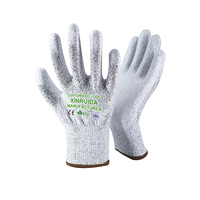 Gants de sécurité anti-coupure HPPE de niveau 5 pour le marché européen – Gants de protection manuels populaires
