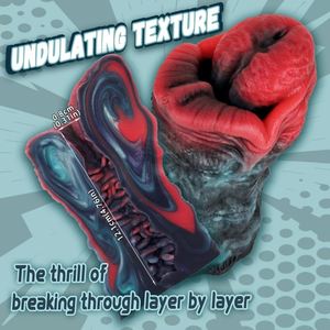 Masturbateur masculin en silicone LUUK Fantasy Creature, masseur de pénis à forte adhérence, stimulateur texturé, jouet pour adultes pour hommes de plus de 18 ans - Product Image 5