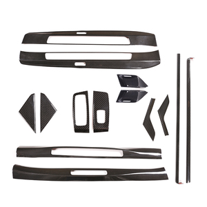 Copertura Decorativa in Fibra di Carbonio per Pannello Porta, Cornice per Pulsanti in Vetro per Interni Porsche 911, Protezione Battitacco Auto - Product Image 2