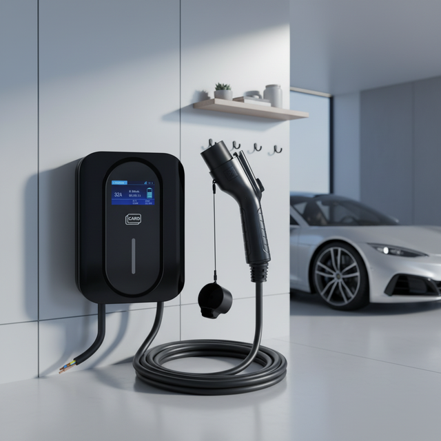 Wall-mounted Box 11kW 11kW Type 2 Smart Charging Station 32A Home EVSE Wall Box 22kW EV Charger 380V