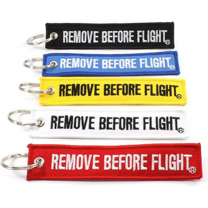 Custom European American Embroidery Keychain for Motorcycles Personalized Promotional Carabiner Keychain