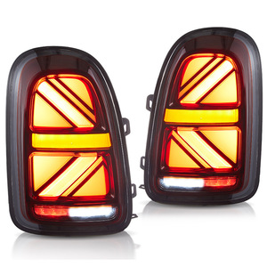 Luces Traseras LED para <span class=keywords><strong>MINI</strong></span> Cooper <span class=keywords><strong>Countryman</strong></span> F60 2017-2020, 12V 4000 Lm, Señales de Giro Secuenciales, Lente Transparente, Nueva Animación de Encendido - Product Image 1