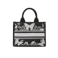 Toile Bible livre couverture sac fermeture éclair moraillon Portable sac à main voyage anti-poussière étui de protection à la mode Design cadeau