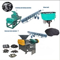 Presse à briquettes de sciure de bois et de charbon de bois de haute qualité, capacité 1-30T/h, 380V, pour usage industriel et barbecue