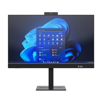 PC Todo en Uno de 23.8 Pulgadas AMD para 5 AIO de Escritorio con Funciones Completas de Juego, Almacenamiento SSD+HDD, Windows 10