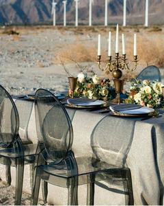 เก้าอี้ห้องรับประทานอาหารคริสตัลแบบวางซ้อนกันได้กันน้ำและเป็นมิตรต่อสิ่งแวดล้อมทันสมัย - Product Image 6