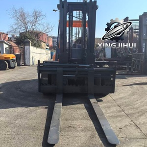 Chariot élévateur TCM FD100Z8 10 tonnes d'occasion, chariot élévateur japonais 10 tonnes, moteur Isuzu 6BG1, machine d'occasion, chariot élévateur à essence, 3000 mm, 10000 kg - Product Image 5