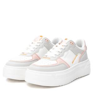 Zapatillas Deportivas Donna Bianco Grigio, Estilo Plataforma, Zapatos de Baloncesto - Product Image 4