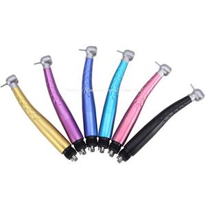 Màu Nha Khoa 3 Điểm Phun Nước Phẫu Thuật Tay Khoan LED Sợi Quang Tuabin Không Khí Tốc Độ Cao Tay Khoan Contra Góc 2/4 Lỗ - Product Image 2