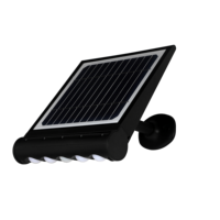 Lampe solaire murale multifonctionnelle étanche IP65, éclairage LED solaire à induction de présence humaine pour éclairage extérieur multi-scènes