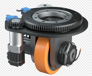 AGV Rueda motriz del vehículo guiada automatizada Mecanum robot Omni 200W 24V dirección - Product Image 4