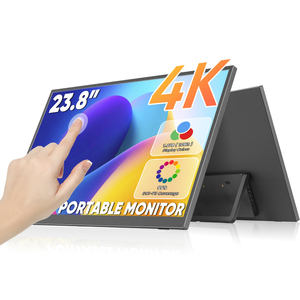 <span class=keywords><strong>Monitor</strong></span> <span class=keywords><strong>Portatile</strong></span> <span class=keywords><strong>Touch</strong></span> Ultra-Sottile OEM da 23,8 Pollici 4K HDR Nuovo Pannello IPS USB-C per Gaming Display Esterno Laptop PC Smartphone LCD - Product Image 1