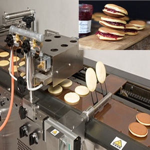 CE Certified Automatic Japanese Dorayaki Pancake Making Machine With Dough Mixer Baking Oven High Capacity Food Processing Line - Product Image 1