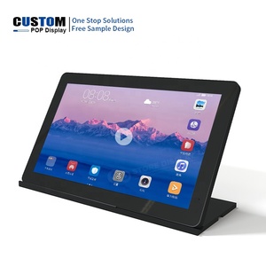 L-Shape Tablet Interactive Touch Screen Kiosk Evaluator Restaurant Ordering, Desktop Advertising Terminal <b>Digital</b> <b>Signage</b> - Product Image 1