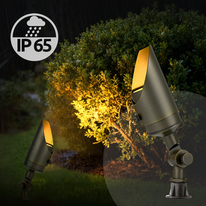 כיוונית ip65 מתח נמוך עמיד למים 12 וולט ספייק פליז חיצוני פליז תאורה לבית עץ דשא - Product Image 2