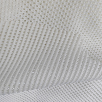 Tissu en maille respirante 3D 100% polyester, prix d'usine pour vêtements