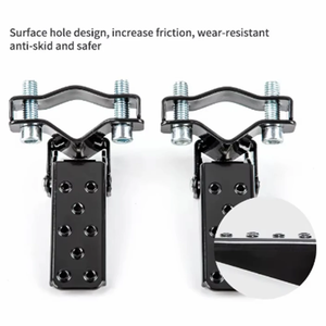 Nuevas Estriberas Plegables de Aleación de Aluminio para Motocicleta, Pedales Amortiguadores, Piezas Modificadas Compatibles con Accesorios - Product Image 4