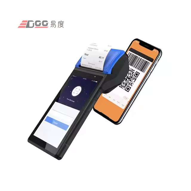 EDOO VS50 58mm Thermal Label Printer 5.45 Inch Display NFC BT 4G Network Wireless Mobile Pos Device  Receipt Barcode Cashier