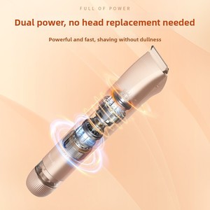 Customized OEM 2 in 1 Dual <b>Head</b> Electric Bikini Trimmer for Women Waterproof Pubic Hair Shaver <b>Razor</b> Grooming Kit Manufacturer - Product Image 3