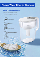 Hoog pH Ecologisch Alkalisch BPA-vrij Verbeterde Watergeur en -smaak Voedselveilig ABS Materiaal 3.5L Geactiveerde Koolstof Filterkan