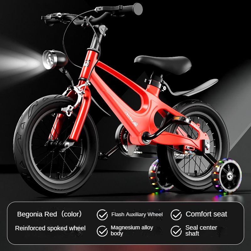 Ruote [freni] raggi rossi + luci LED