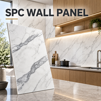 Panneau mural SPC Click Lock, installation rapide, revêtement mural en composite pierre-plastique pour la rénovation de la maison, imperméable, anti-moisissure