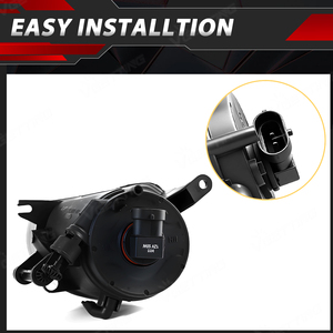 Doppio paraurti anteriore Luce di nebbia alogena DRL Luce di guida Honda CRV CR-V 2010 2011 H11 Lampada gialla - Product Image 5