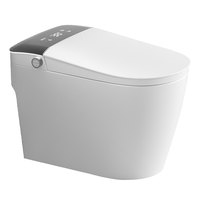 WC intelligent multifonctionnel entièrement automatique à commande IA, avec fonction de nettoyage en S sans restriction de pression d'eau, et siège chauffant à distance