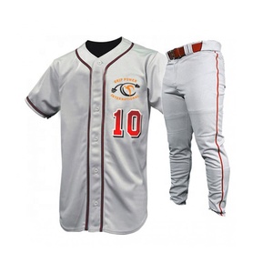 OEM venta al por mayor diseño personalizado American Pullover béisbol Jersey uniforme transpirable antibacteriano secado rápido de talla grande 100% - Product Image 5