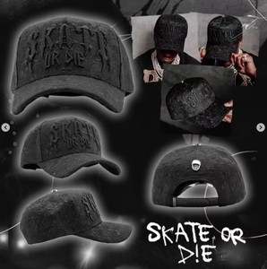 Gorras Snapback de <span class=keywords><strong>5</strong></span> Paneles con Forro de Satén 100% Poliéster y Visera de Gamuza con Chip NFC, Modelo Beard Hats <span class=keywords><strong>SCREAM</strong></span>, Venta al Por Mayor - Product Image 1