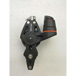 Poulie de serrage Master BP-0522F pour matériel marin, diamètre de roue 50 mm, simple/longue/à anneau/cordon, pour ligne de 10 mm - Product Image 1