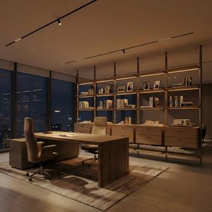 Estantes de libros Estante de exhibición de almacenamiento Moderno Minimalista de lujo Modular Marco de aluminio de metal personalizado con luz Led para sala de estar - Product Image 3