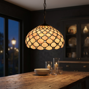 Suspension LED industrielle moderne avec motif découpé, structure en fer, design dimmable et personnalisable pour maison, café, bar - Product Image 3