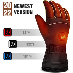 Chauffe-mains moto escalade randonnée alimenté par batterie écran tactile gants chauffants pour les Sports de plein air d'hiver - Product Image 6