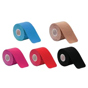 5Cm * 5M Pre Cut Strips Katoenen Therapeutische Sport Kinesiologie Tape