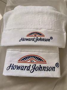 Set di <span class=keywords><strong>Asciugamani</strong></span> per Hotel 5 Stelle Bianchi con Logo Personalizzato 100% Cotone Set <span class=keywords><strong>Asciugamani</strong></span> Viso Mani <span class=keywords><strong>Bagno</strong></span> - Product Image 2