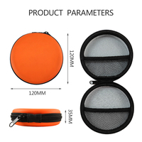 Étui à maquillage portable personnalisé en EVA, sac à cosmétiques tendance, sac de rangement pour poudre et houppettes