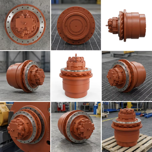 Conjunto de motor de traslación MSF-180VP-6000 para excavadora, transmisión final SY335, motor hidráulico de traslación, piezas de maquinaria - Product Image 4