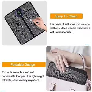 Masajeador de pies eléctrico de brazo plegable EMS profesional más vendido, cómodo diseño vibratorio, ventas directas de uso doméstico - Product Image 3