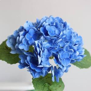 Arreglo Floral de Hortensias Artificiales de Alta Gama con Tacto <span class=keywords><strong>Real</strong></span>, en Azul, Amarillo y Rosa, Flores de Hortensias 3D Artificiales para Boda - Product Image 5